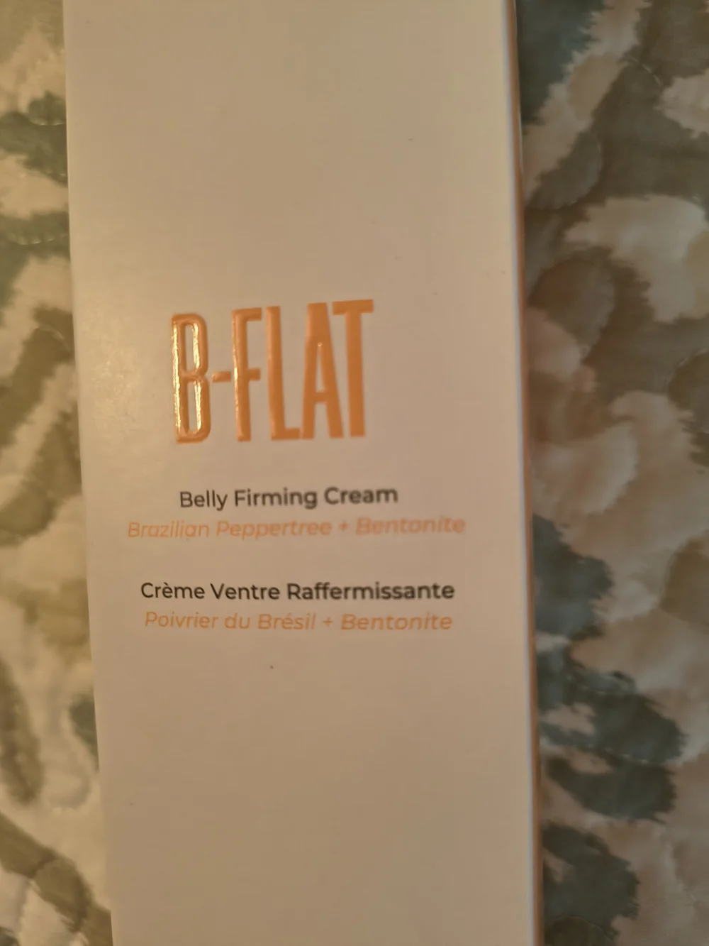 Maëlys B-FLAT Belly Firming Cream — White & Peach